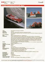 AP1-88 hovercraft with the Canadian Coastguard